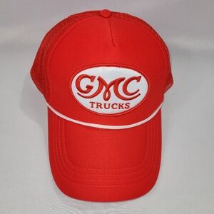 GMC Trucks Snapback Hat Patch Mesh Back Truckers Cap
